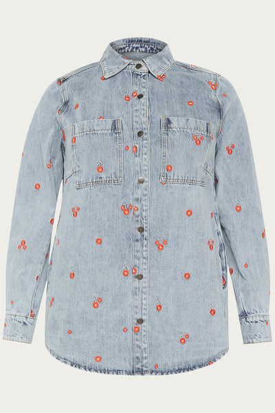KCbetty Denimjakke Light Blue Denim