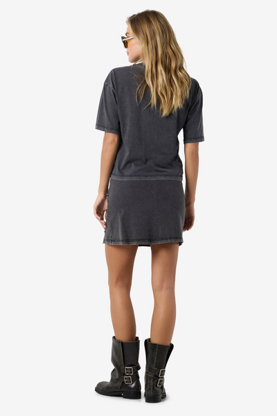 RIRI Mini Nederdel M/Sten Grå