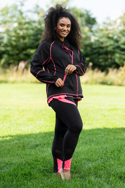 Fitness Træningsjakke Sort/Pink