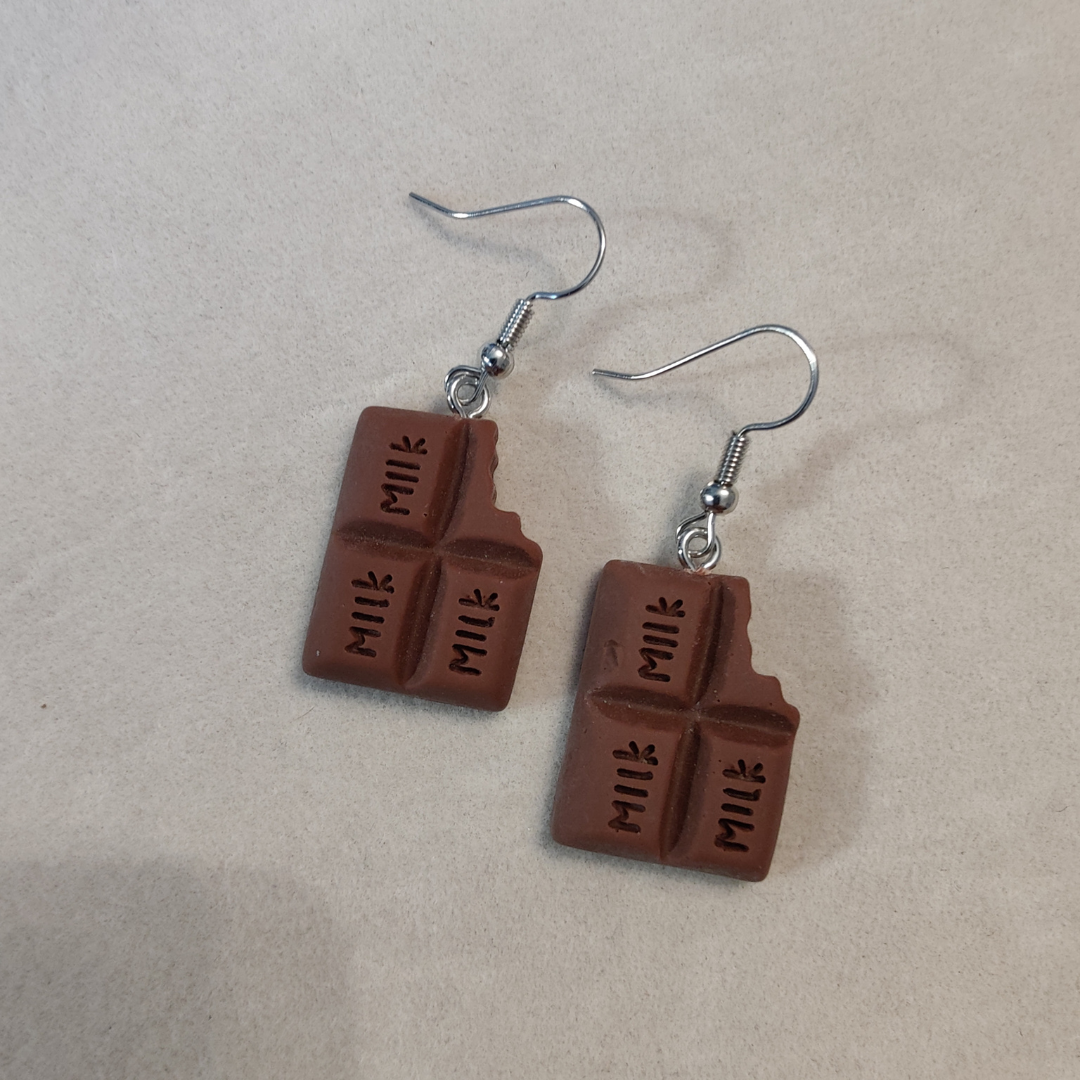 Ørering "Chokolade" Brun
