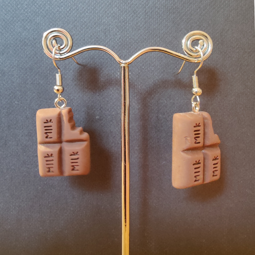 Ørering "Chokolade" Brun