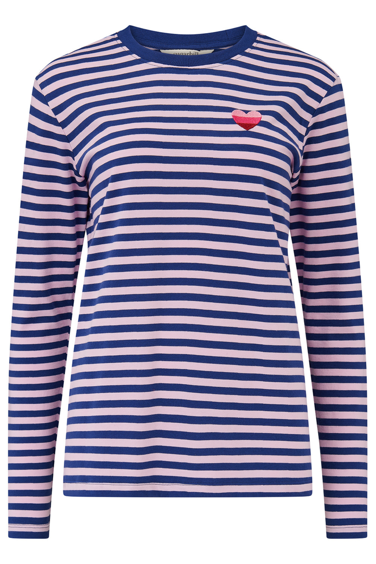 Brunswick langærmet T-shirt – produktbillede uden model.