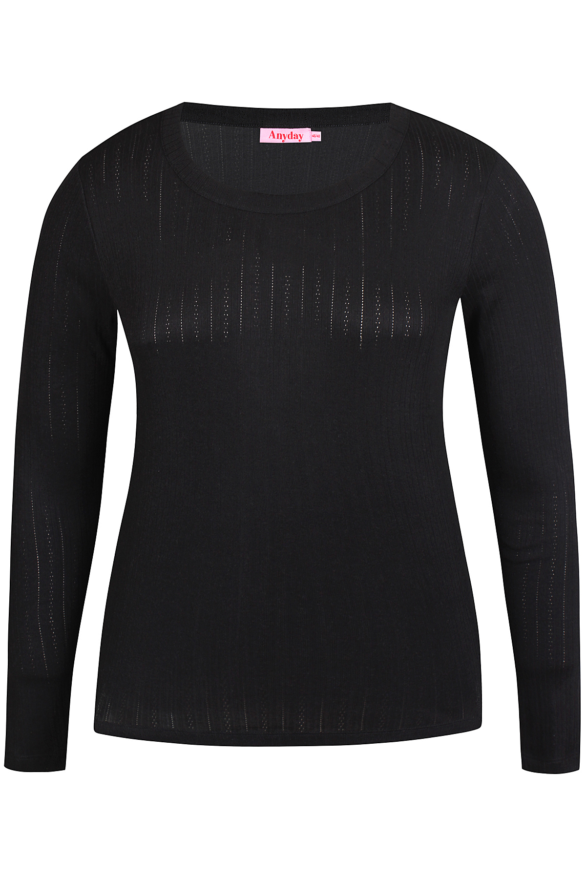 Magnolia Langærmet T-shirt Sort