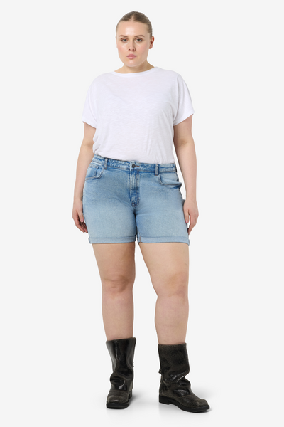 MONI DENIM SHORTS Light Blue Denim