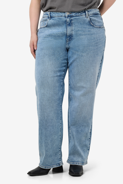 YOLANDA "32 Jeans Wide Light Blue Denim