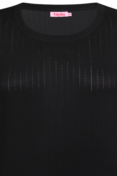 Magnolia Langærmet T-shirt Sort