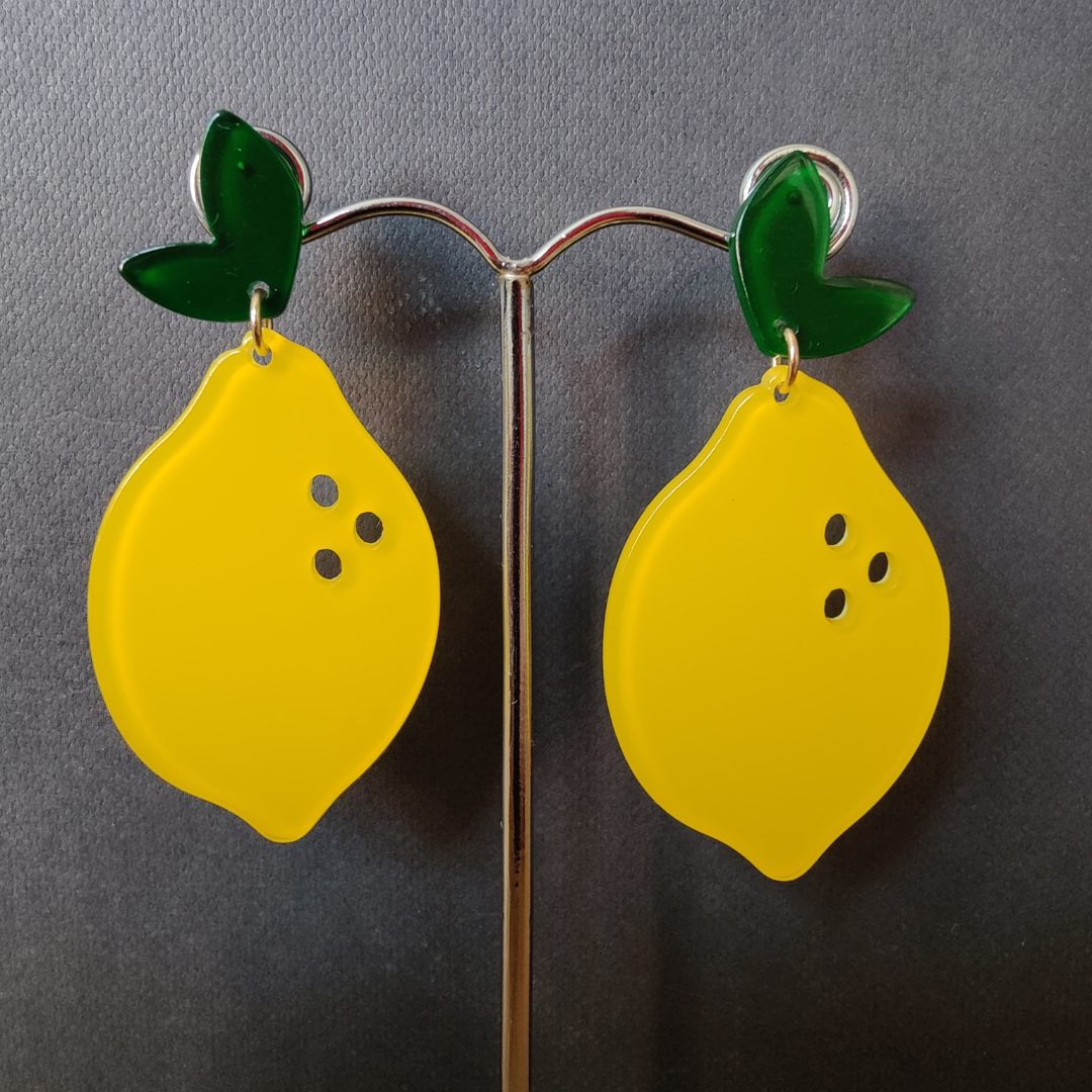 Ørering "Citron" Gul/Grøn