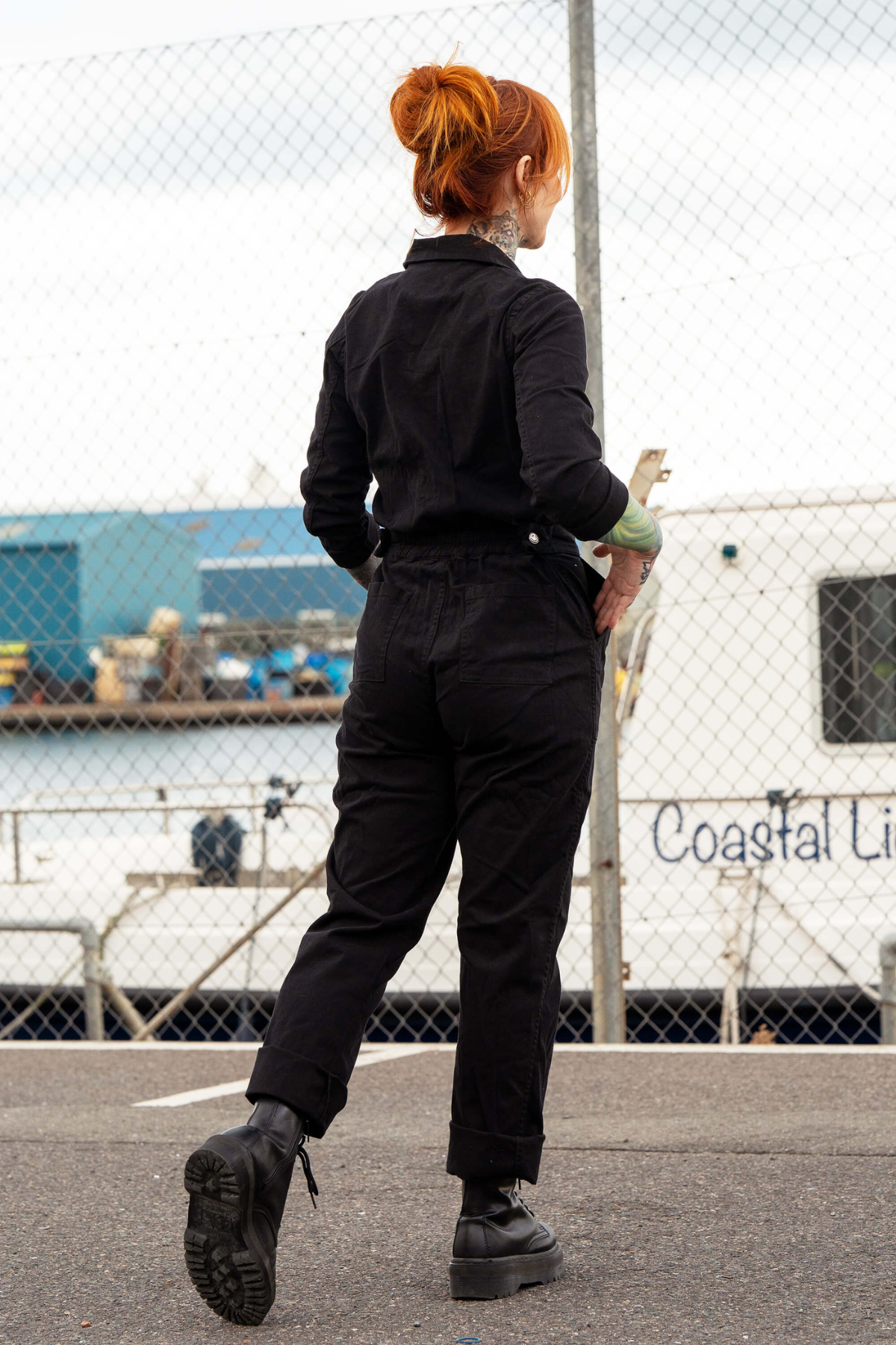 Forudbestilling: Sort Boilersuit - Jet Black