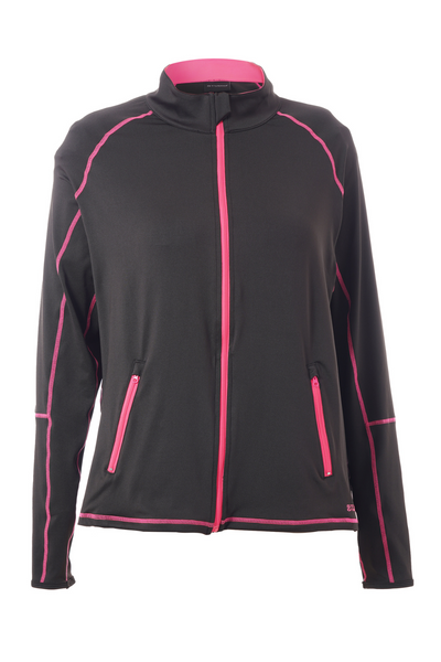 Fitness Træningsjakke Sort/Pink