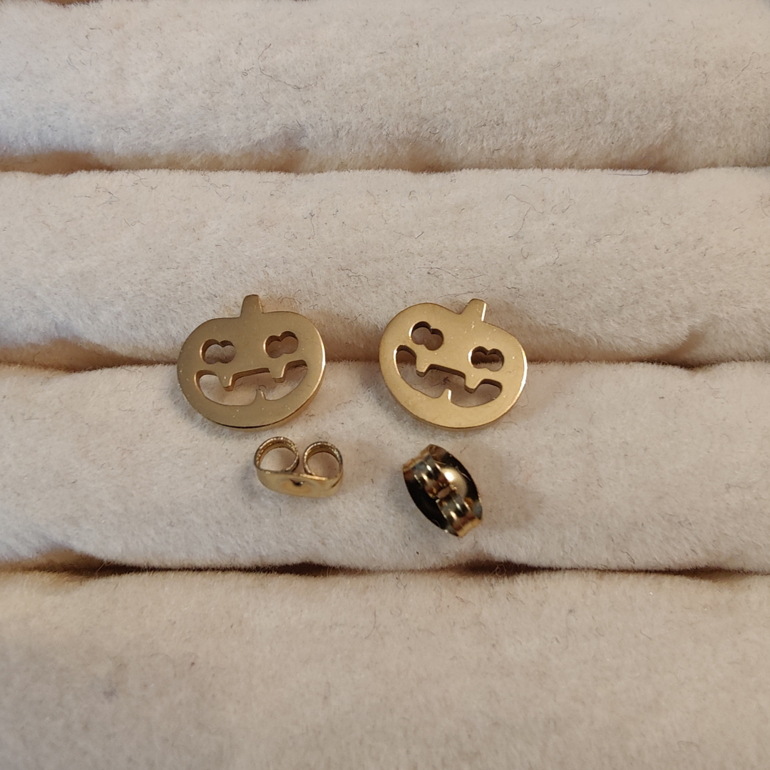 Ørering "Græskar" "Guld"