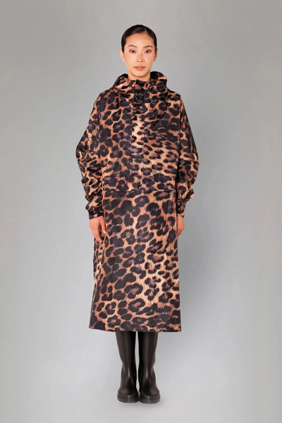 RegnPoncho Dark Leopard