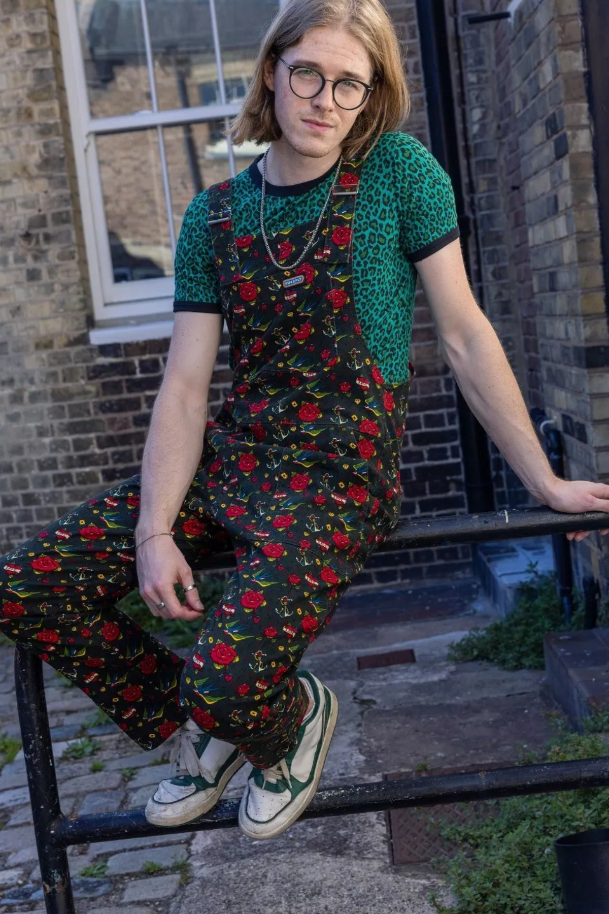 Smækbukser Retro Tattoo - RUN&FLY Dungarees