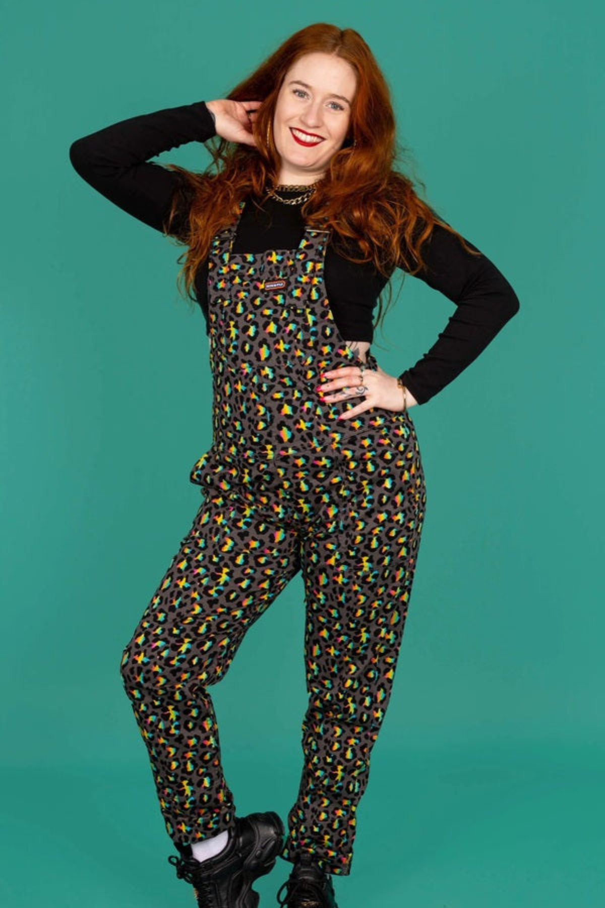 Dungarees Rainbow Leopard Multifarvet