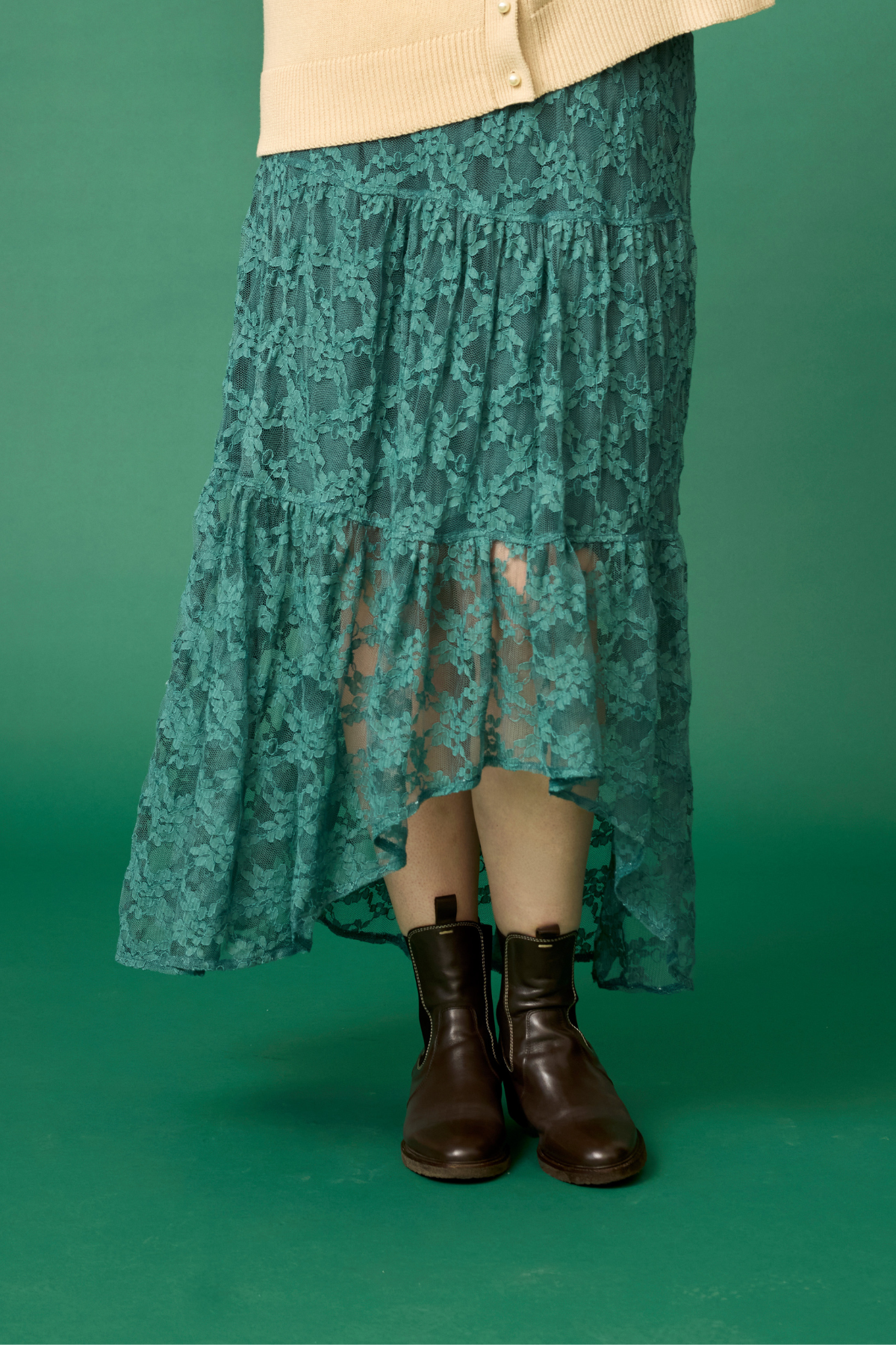 Yucca Blonde Nederdel Grøn