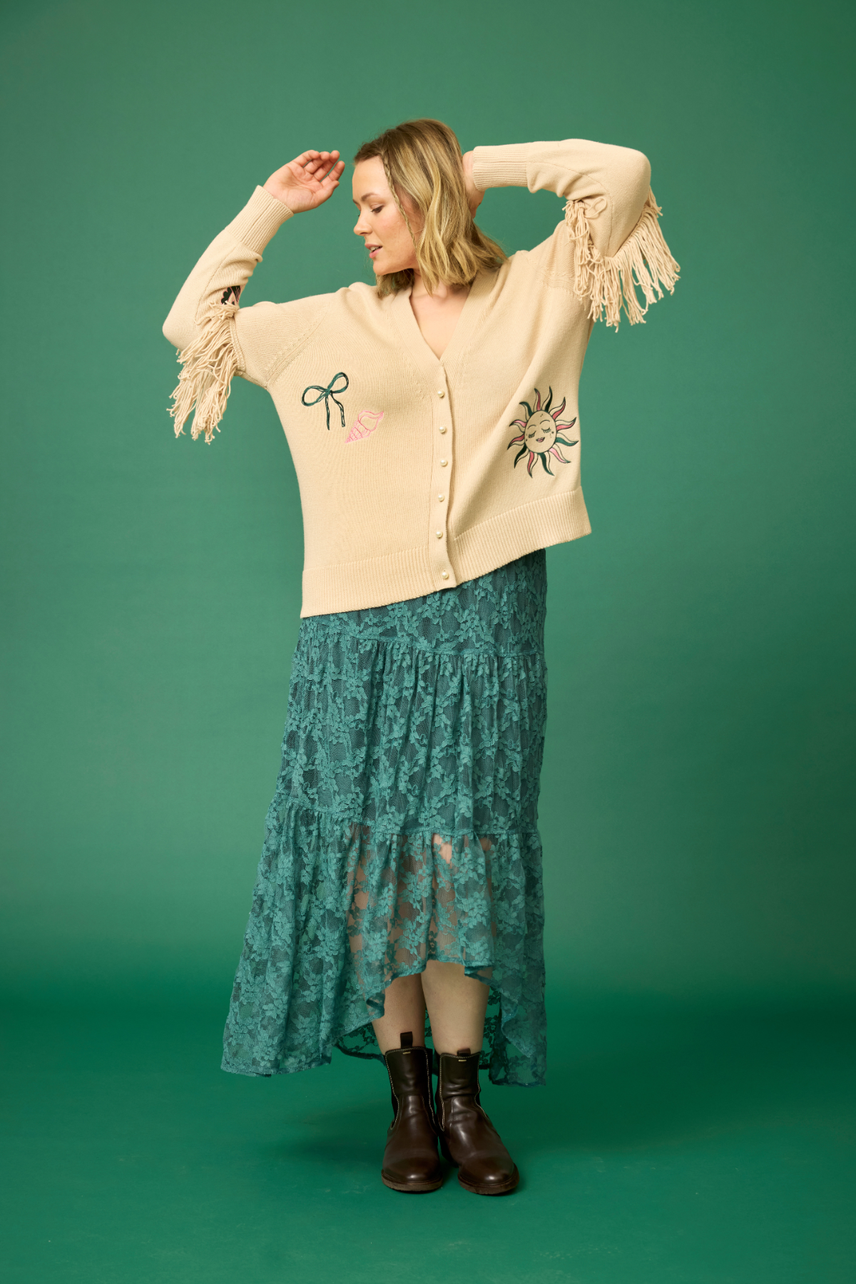 Yucca Blonde Nederdel Grøn