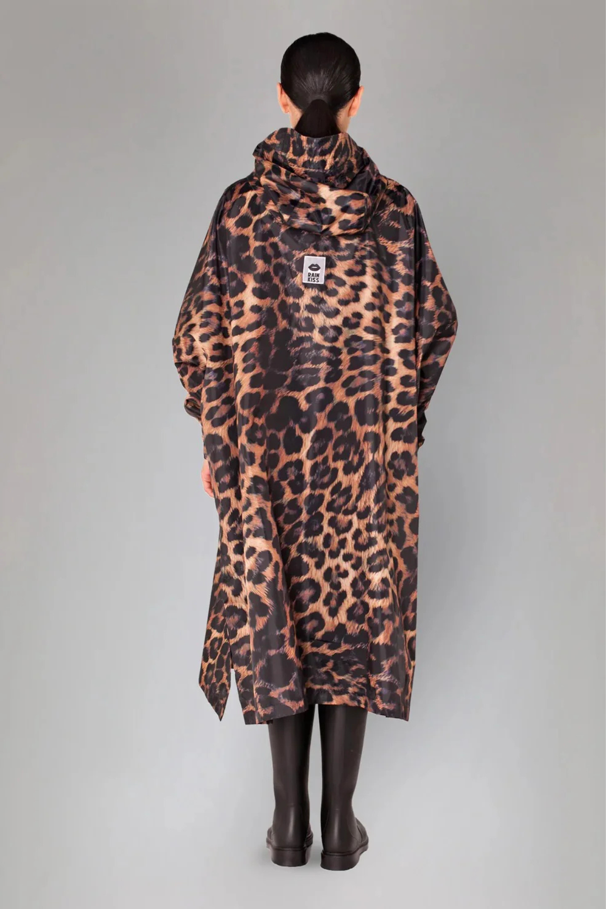 RegnPoncho Dark Leopard