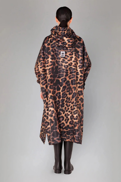 RegnPoncho Dark Leopard