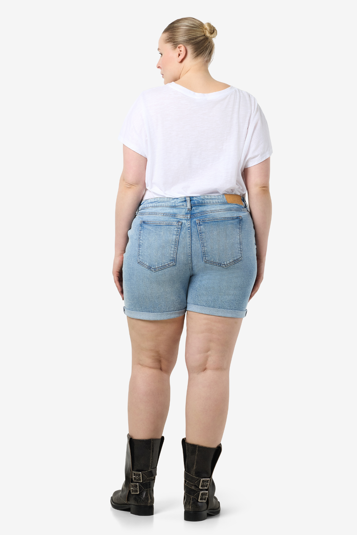 MONI DENIM SHORTS Light Blue Denim