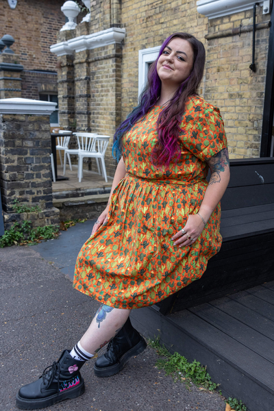 Cacti Tea Dress Multifarvet