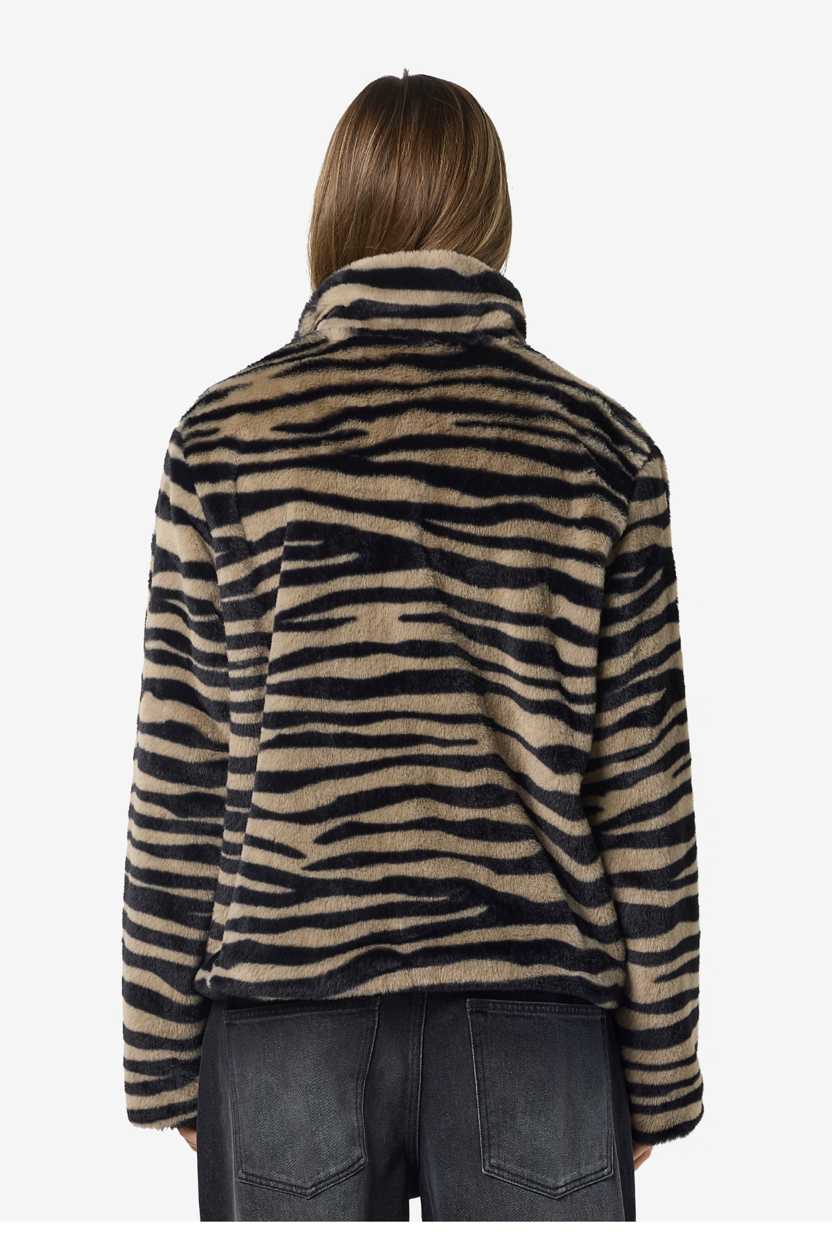 SEOUL JAKKE -TIGER FAUX FUR
