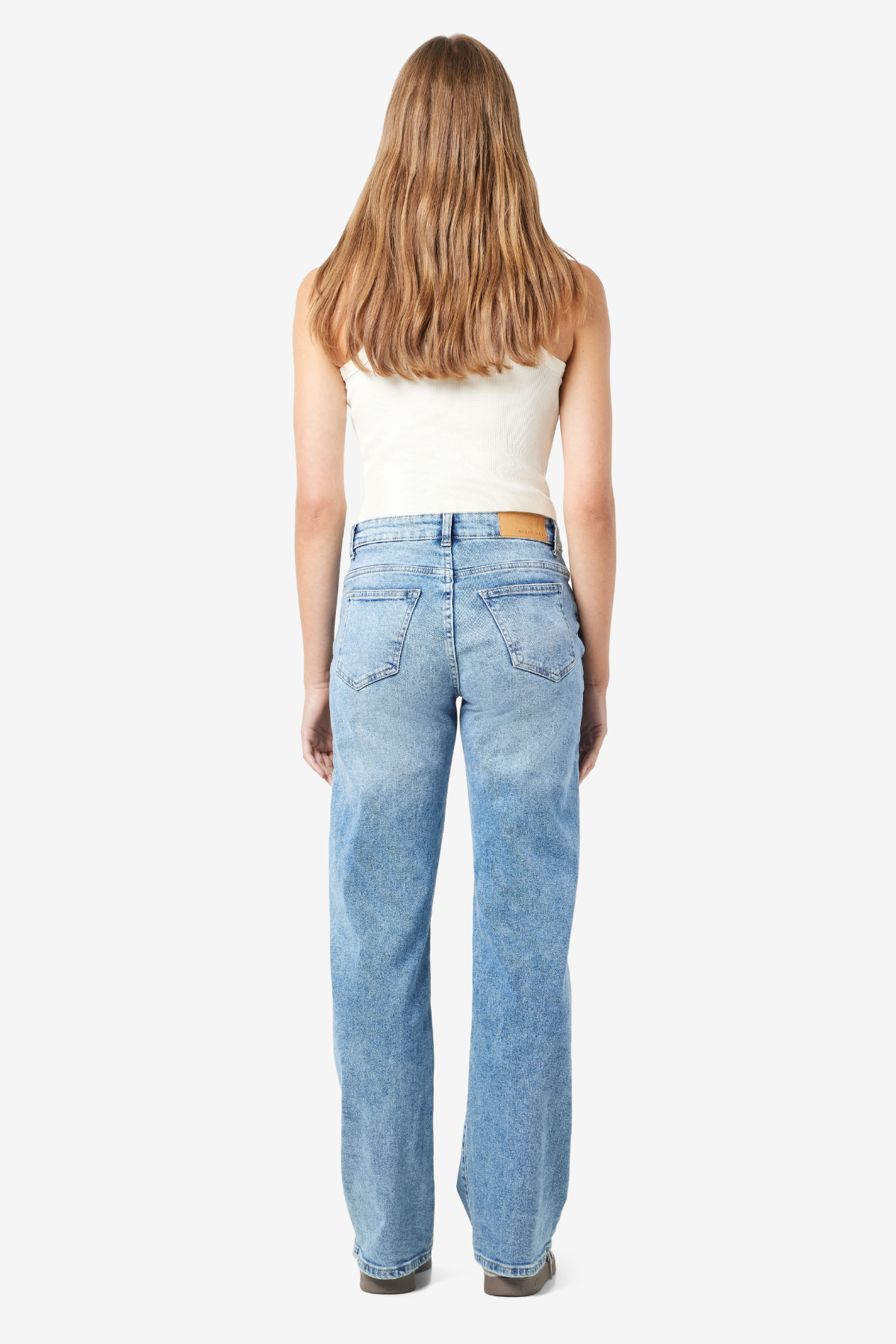 YOLANDA "32 Jeans Wide Light Blue Denim