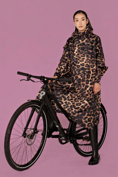 RegnPoncho Dark Leopard