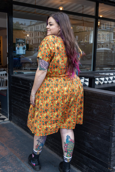 Cacti Tea Dress Multifarvet