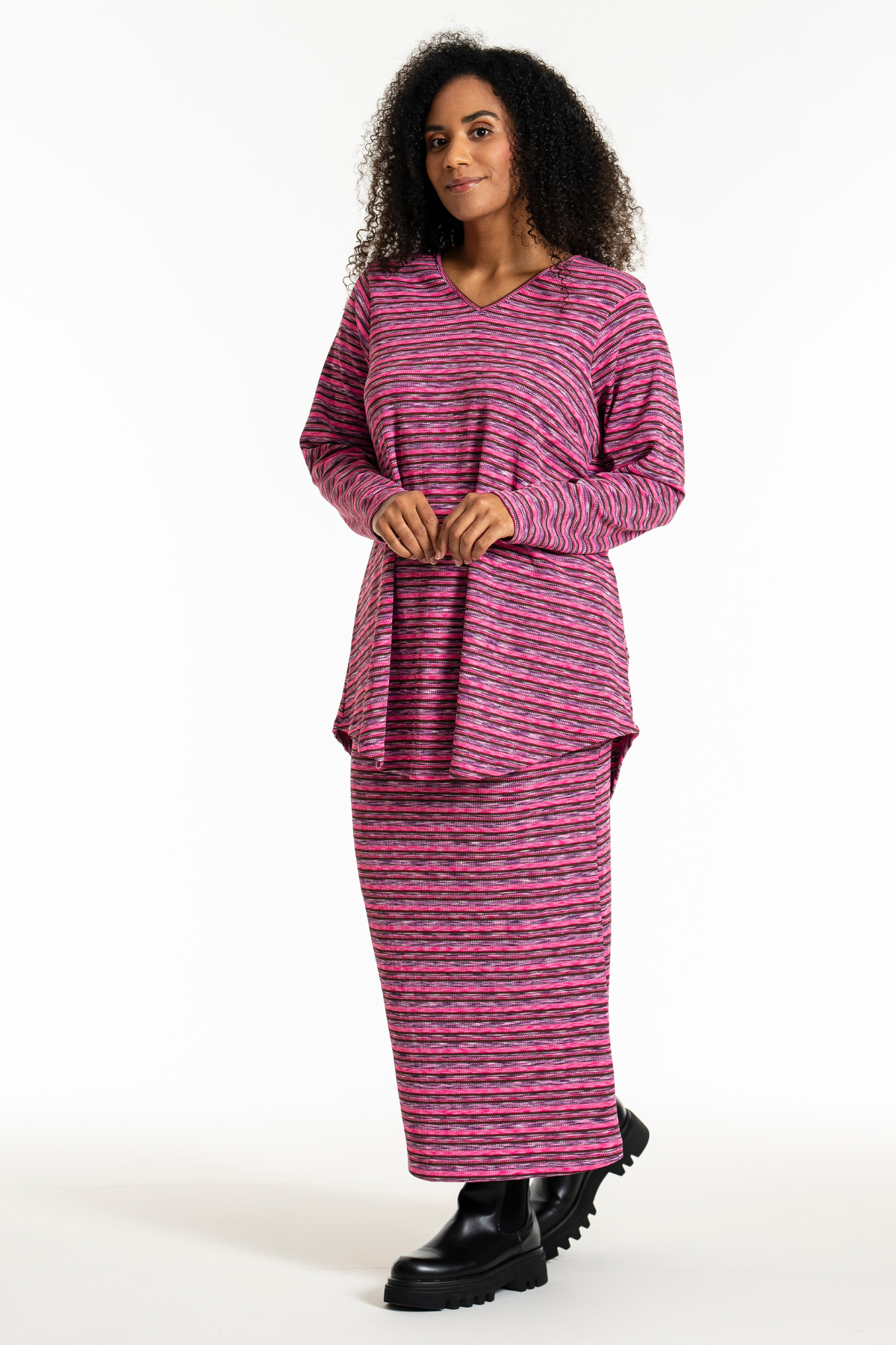 Fanni Maxi Nederdel Pink