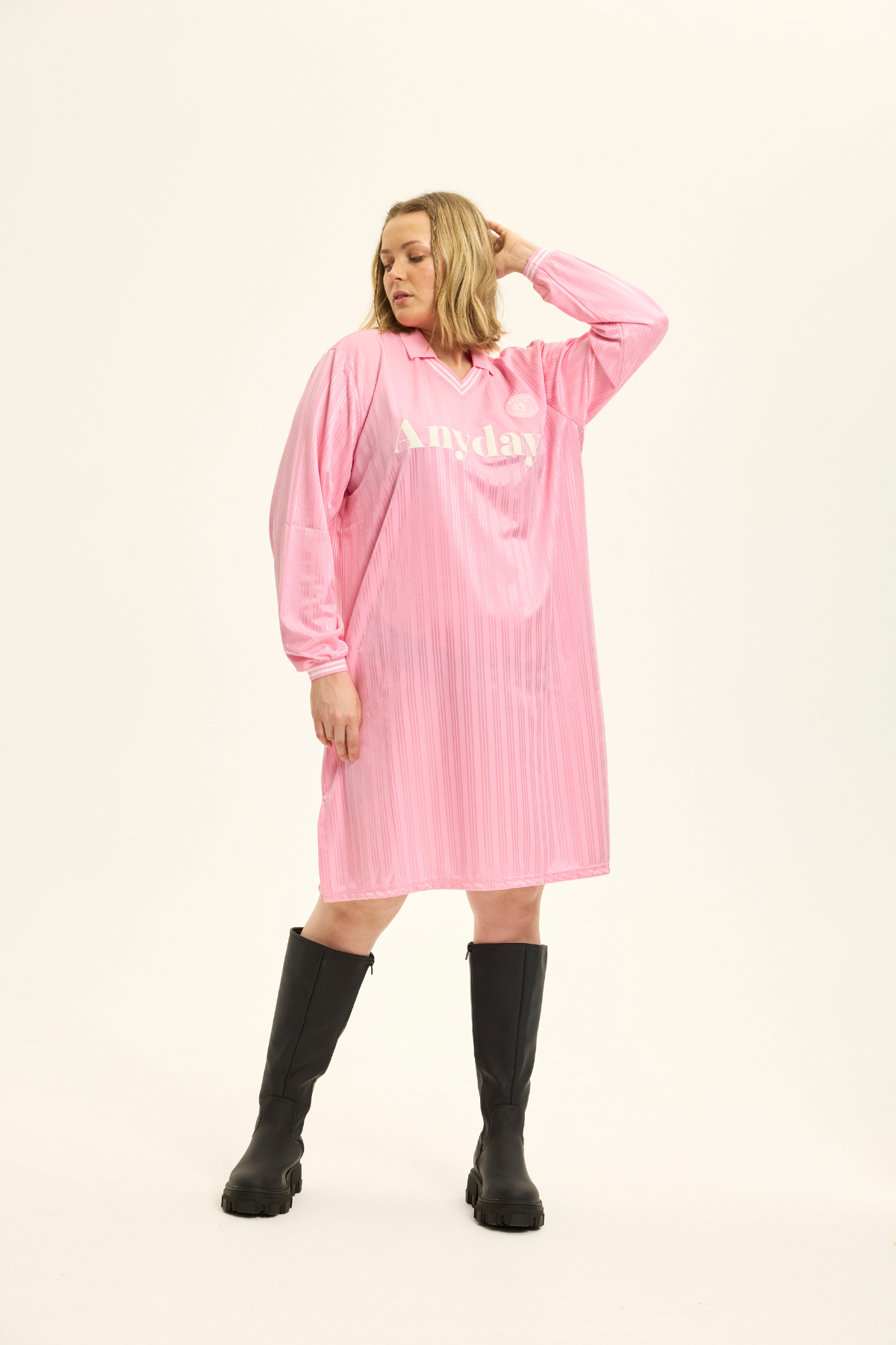 Ivy Sports T-shirt-kjole Lyserød