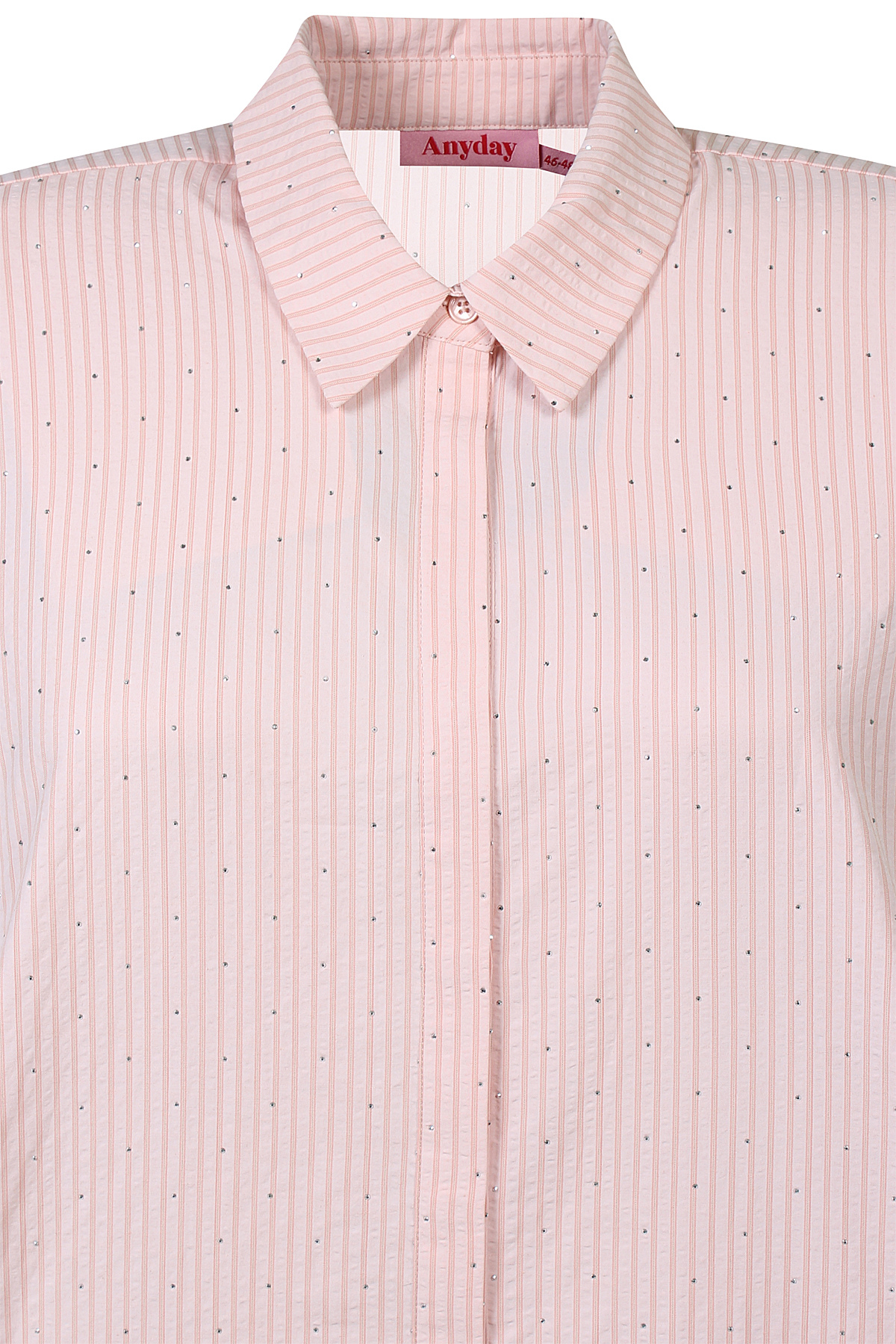 Tulipa stribet Kjole m/ Simili Sten Lyserød