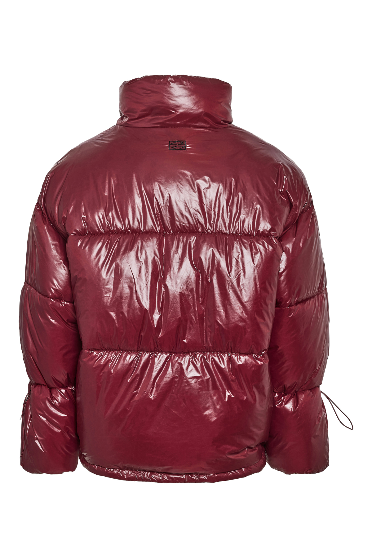 ALLIE SHINY PUFFER JAKKE Vinrød