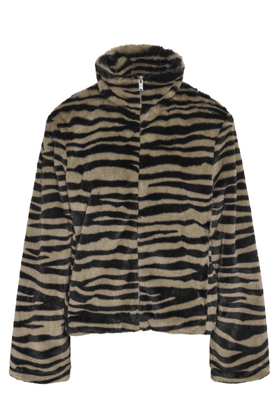 SEOUL JAKKE -TIGER FAUX FUR