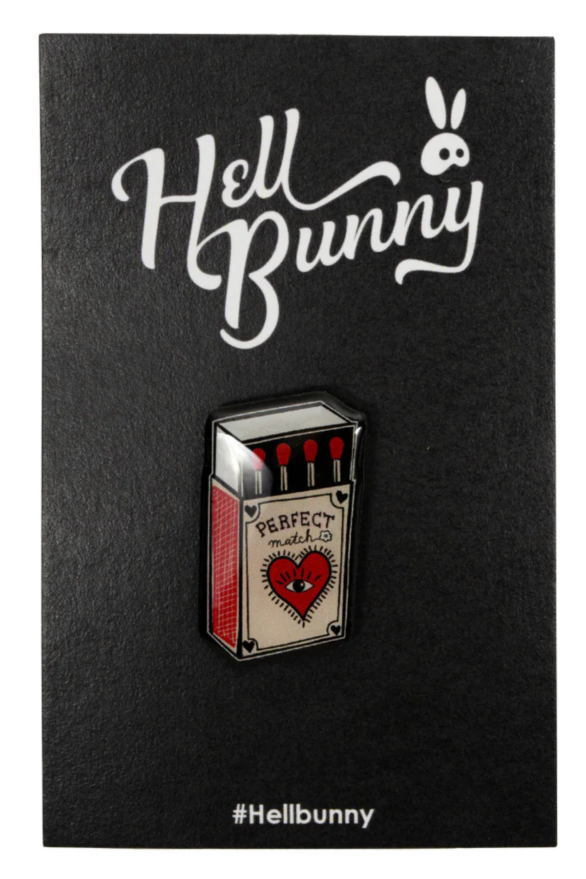 Perfect Match Pin på Hell Bunny displaykort