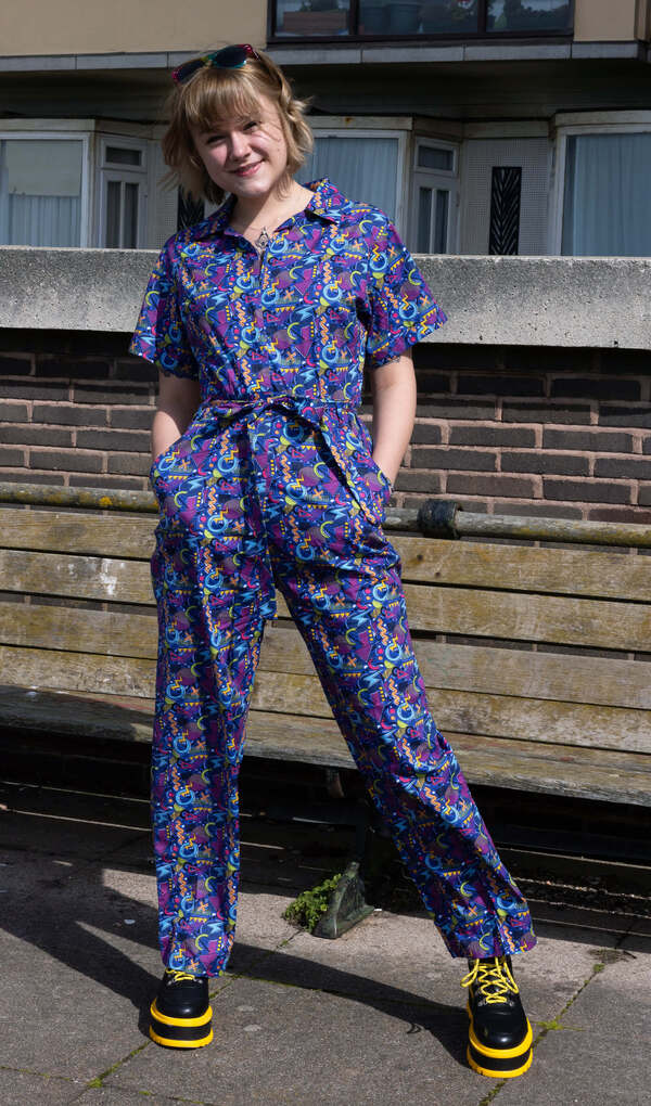 Jumpsuit 90's Arcade Multifarvet