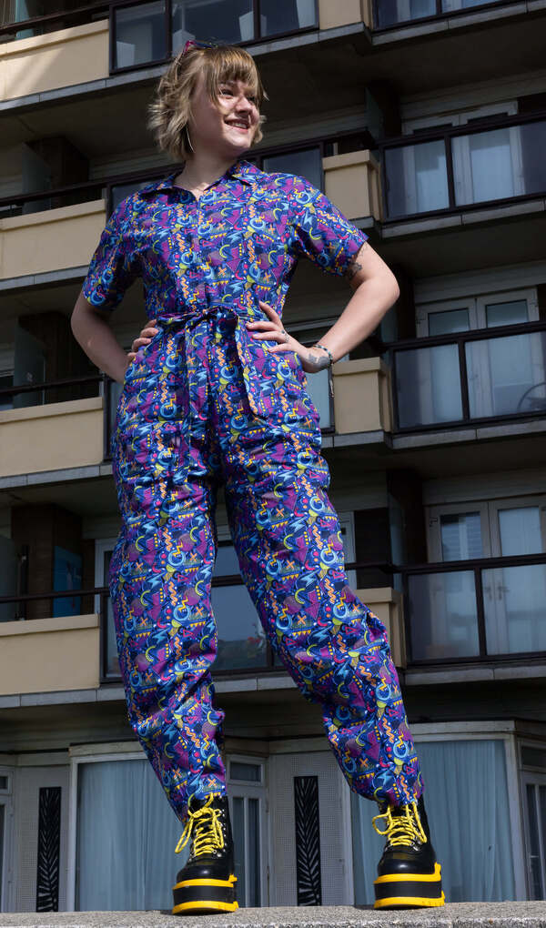 Jumpsuit 90's Arcade Multifarvet