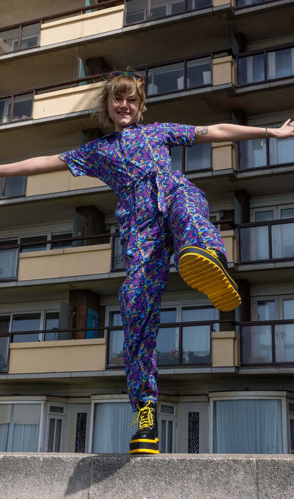 Jumpsuit 90's Arcade Multifarvet