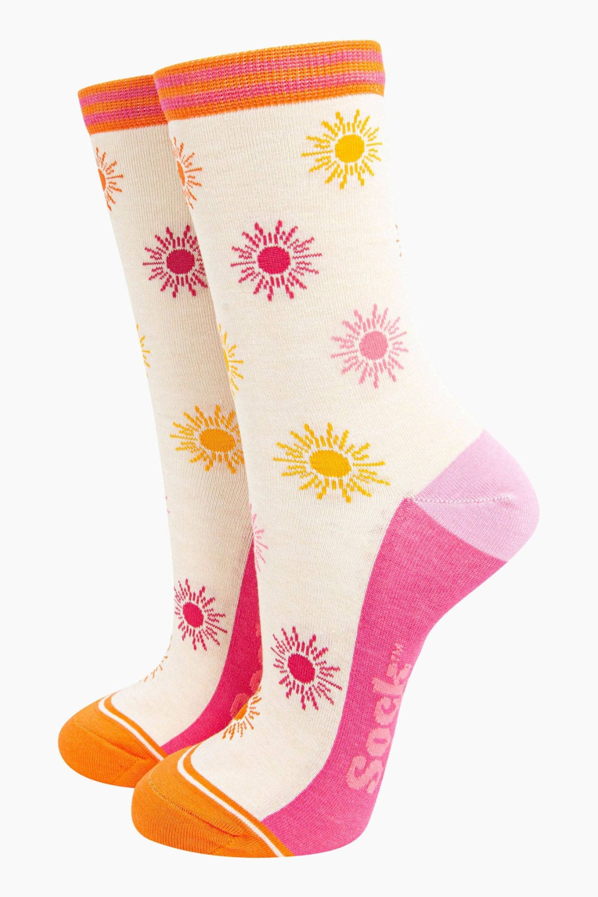 Sunshine – Bambussokker med sol print