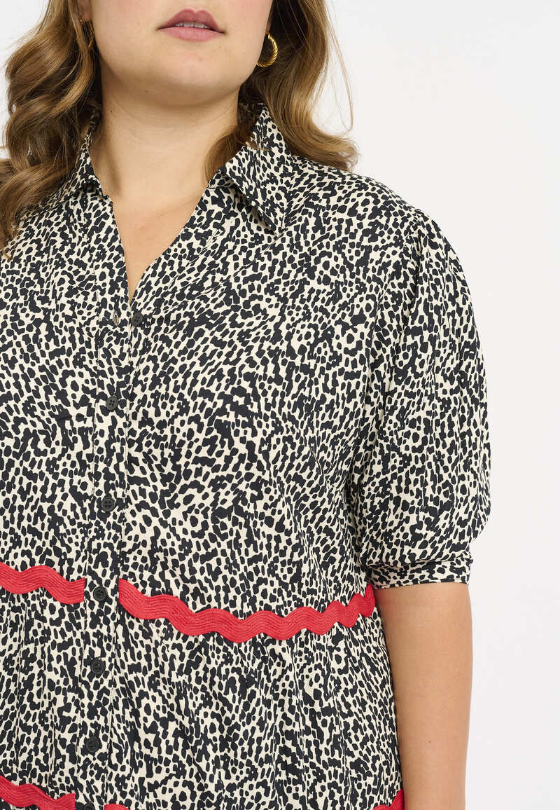 Vaar Mini Kjole Leopard