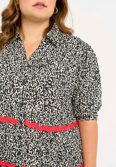 Vaar Mini Kjole Leopard