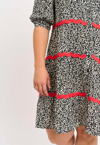 Vaar Mini Kjole Leopard