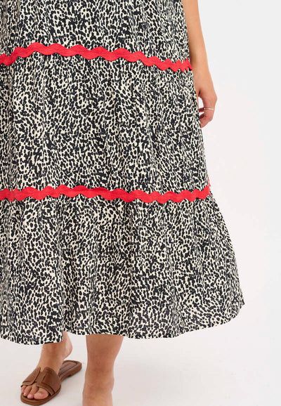 Villemo Midi Kjole Leopard