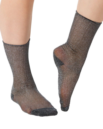 Glitter Sokker Sort