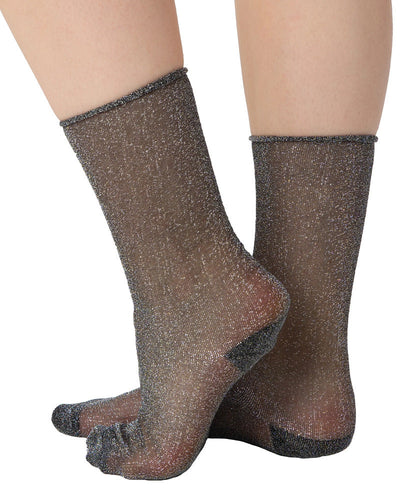 Glitter Sokker Sort