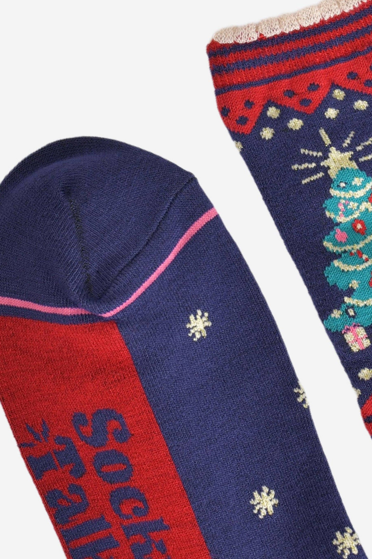 Christmas Tree bambusstrømper – bæredygtige og festlige