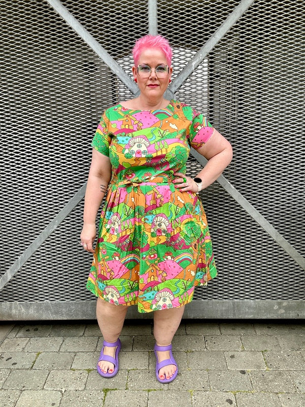 Hills Tea Dress Multifarvet