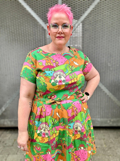 Hills Tea Dress Multifarvet