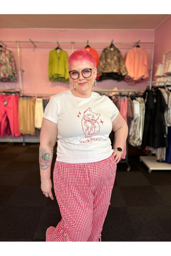 MOLLY Baby Tee Curve Hvid