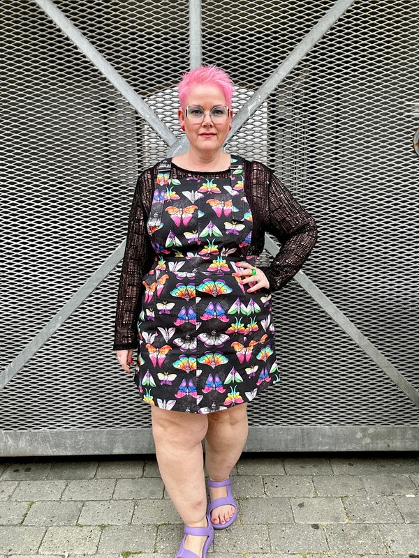 Pinafore Dress Pride Moths Multifarvet