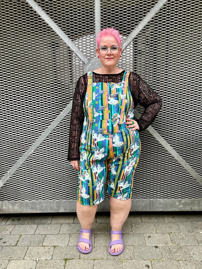 Dungashorts Unicorn Stripes Multifarvet
