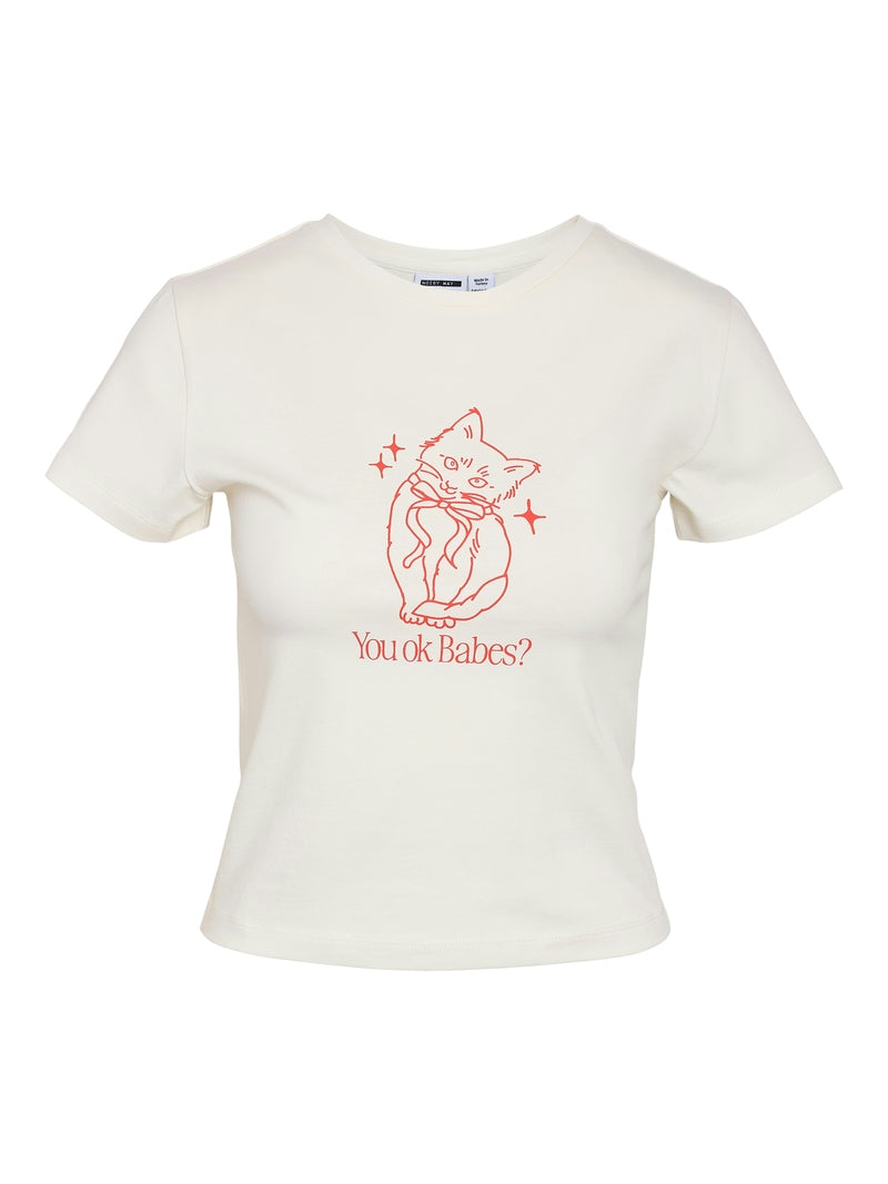 MOLLY Baby Tee Curve Hvid